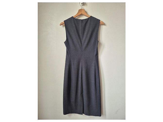 Theory Wollkleid ärmellos grau - Ansicht 2