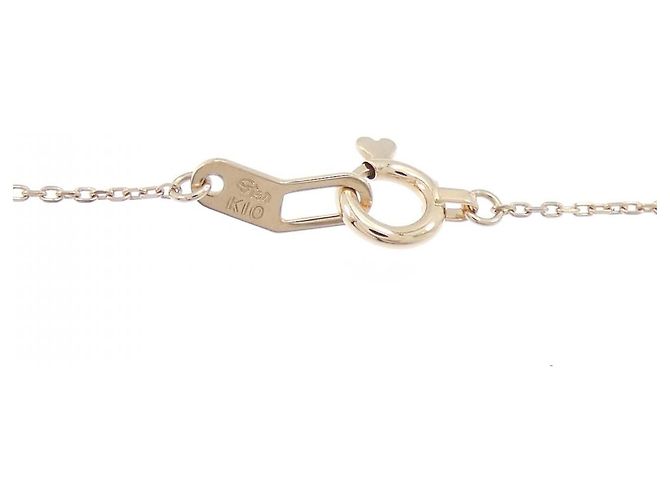 Autre Marque Collana Cuore in Oro K10 e Diamante Star Jewelry Rosa Bianco - vista 5