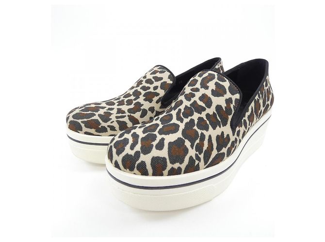 Stella Mc Cartney Sneakers Stella McCartney Marrone Nero Beige - vista 3