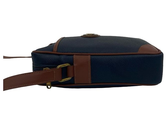 Borsa a tracolla in pelle e PVC Burberry Blu - vista 6