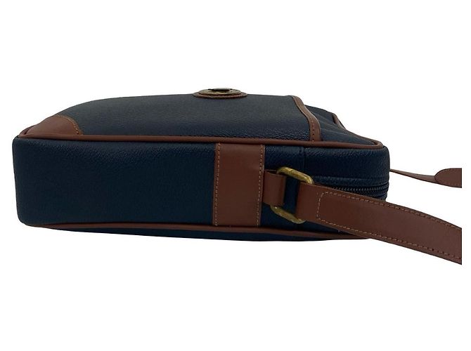 Borsa a tracolla in pelle e PVC Burberry Blu - vista 7