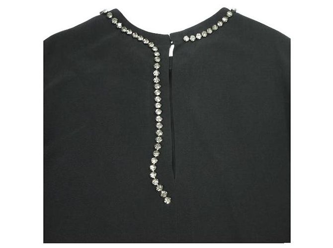 Autre Marque N°21 23S-G061-5336 Top in Acetato e Rayon Nero - vista 7