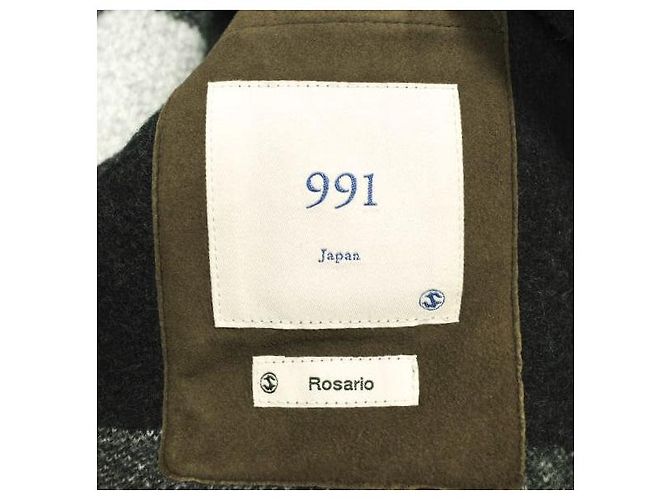 Autre Marque 991 Japan Rosario Check jacket Wool Jacket Black - view 7