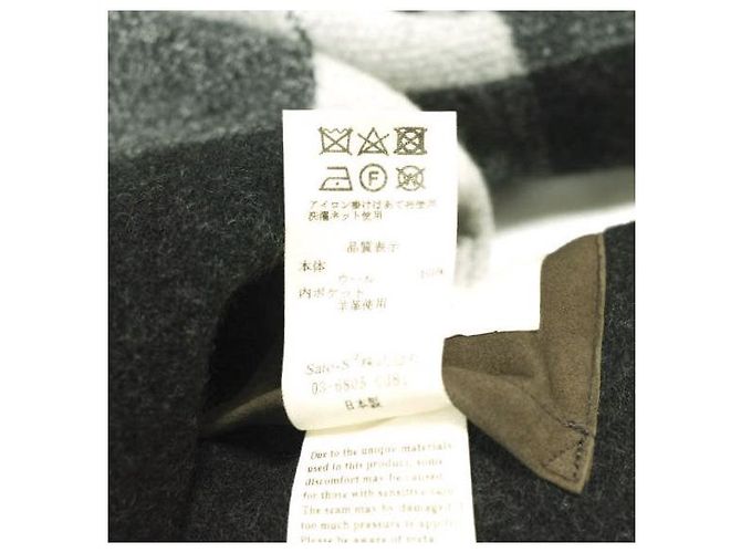 Autre Marque 991 Japan Rosario Check jacket Wool Jacket Black - view 9