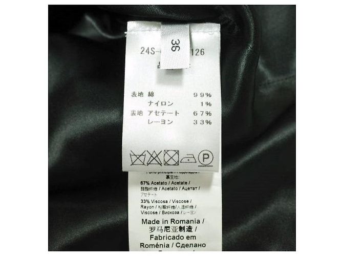 Autre Marque Falda de algodón de alta densidad N°21 5A Negro - vista 10