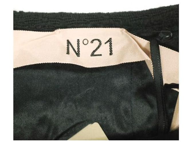 Autre Marque Falda de algodón de alta densidad N°21 5A Negro - vista 5