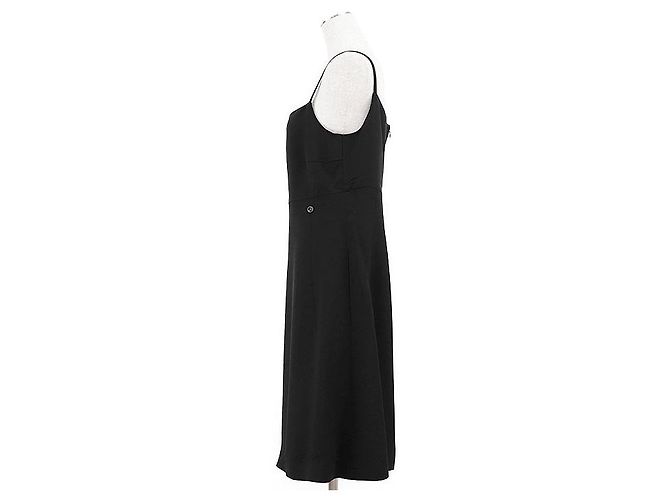 Timeless Vestido de seda Chanel P37628 Negro - vista 13