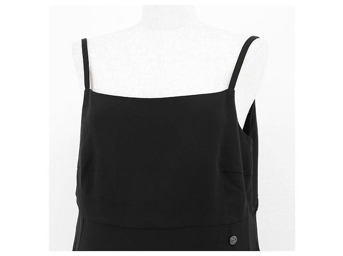Timeless Vestido de seda Chanel P37628 Negro - vista 2