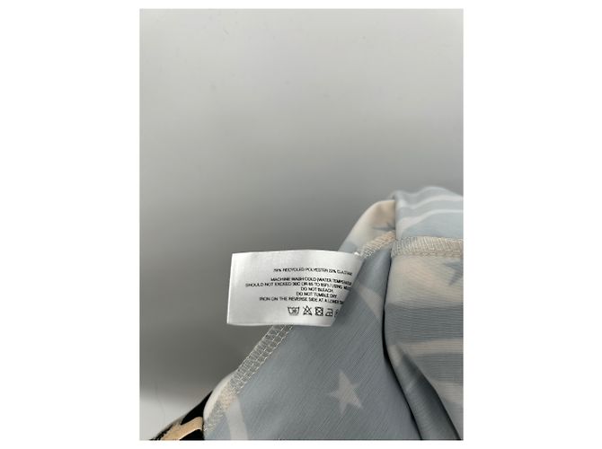 Autre Marque Langes Kleid mit schwarz-beigen Mustern - Ansicht 6