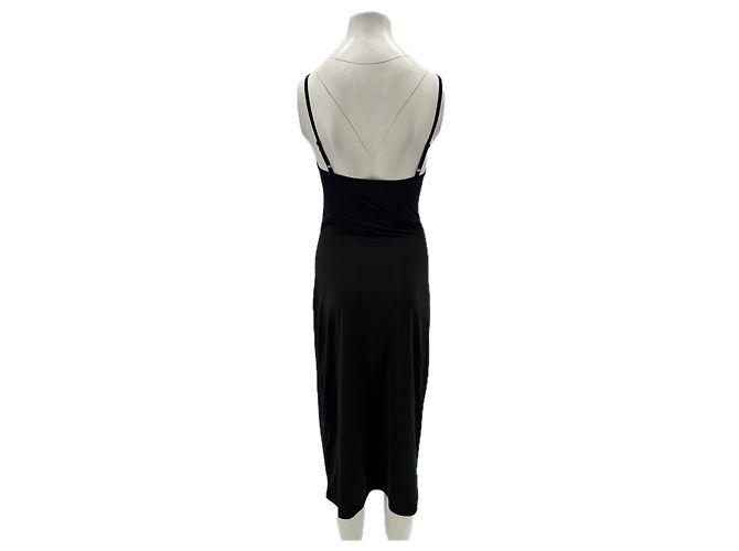 Maje schwarzes Polyester Kleid Größe 36 - Ansicht 2