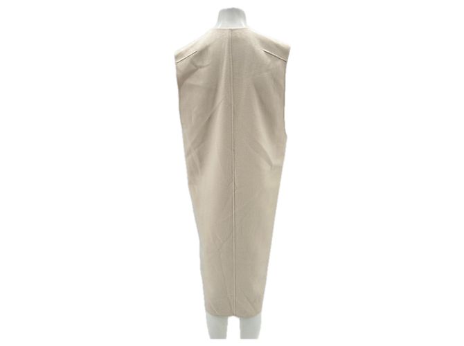 Cos Vestido sin mangas de lana ecru Beige - vista 2