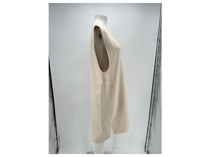 Cos Vestido sin mangas de lana ecru Beige - vista 3