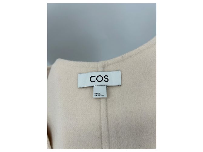 Cos Vestido sin mangas de lana ecru Beige - vista 5
