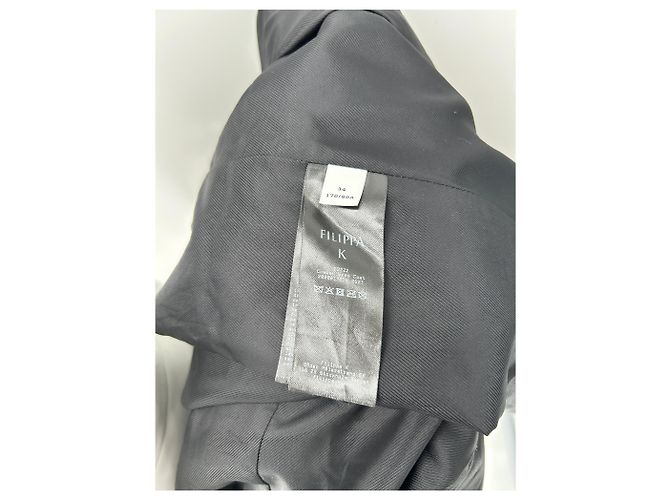 Filippa K Trench de vinilo negro - vista 6