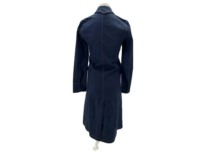 Abito in denim grezzo Tod's Blu navy - vista 2