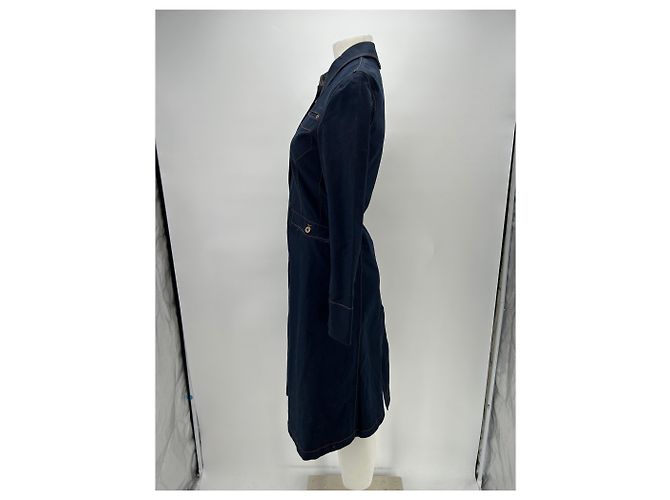 Abito in denim grezzo Tod's Blu navy - vista 4
