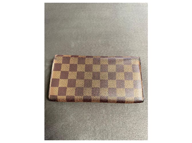 Cartera Sarah Louis Vuitton Damier Ebene Castaño - vista 3