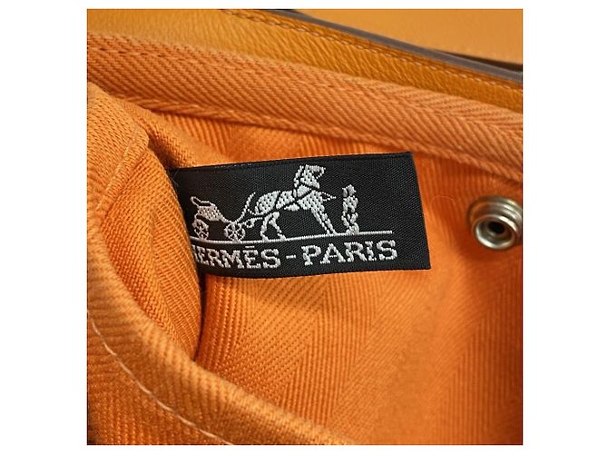 Borsa a mano Hermès Valparaiso PM Arancione - vista 5
