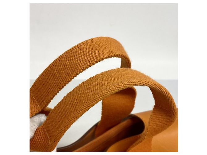 Borsa a mano Hermès Valparaiso PM Arancione - vista 8