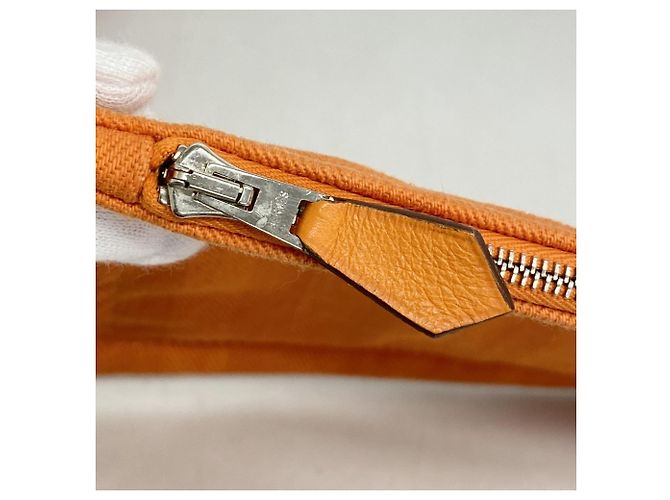 Borsa a mano Hermès Valparaiso PM Arancione - vista 9