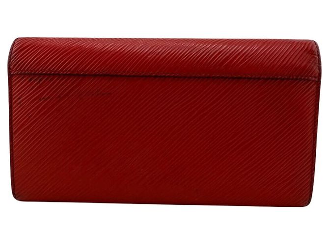 Twist Cartera larga de cuero Epi Louis Vuitton Roja - vista 2