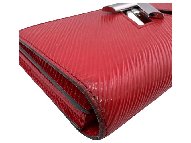 Twist Cartera larga de cuero Epi Louis Vuitton Roja - vista 3
