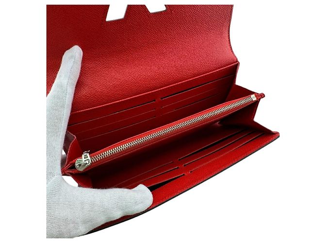Twist Cartera larga de cuero Epi Louis Vuitton Roja - vista 9