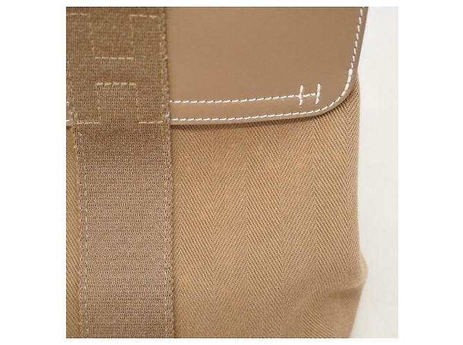 Borsa Hermès Valparaiso PM Toile Chevron Taupe - vista 7