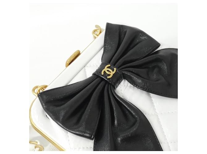 Borsa Chanel AP4028 Nero Bianco - vista 4