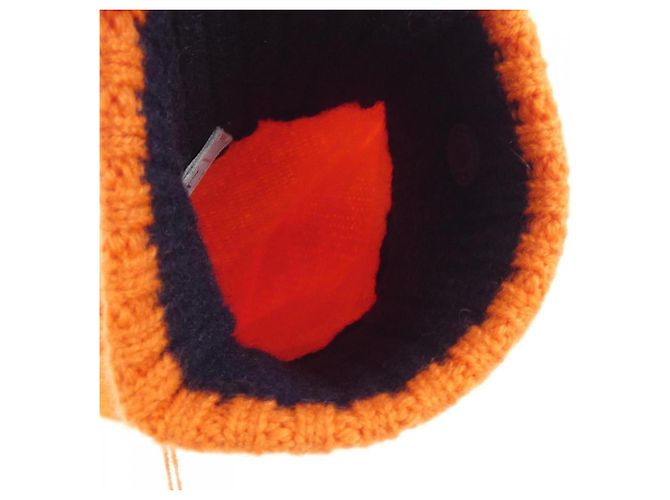 Warme Cashmere-Handschuhe von Hermès Orange - Ansicht 4