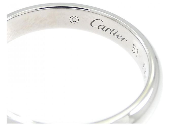 Cartier Platin-Ehering - Ansicht 3
