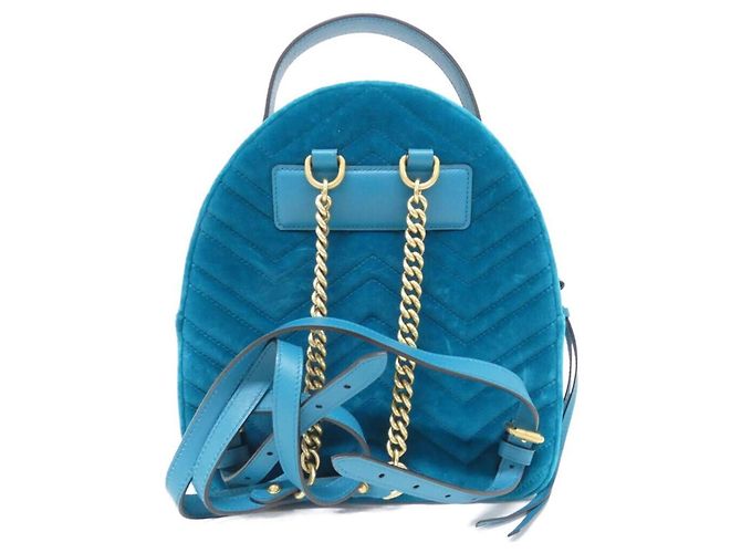Gucci GG Marmont Velour Backpack - view 2