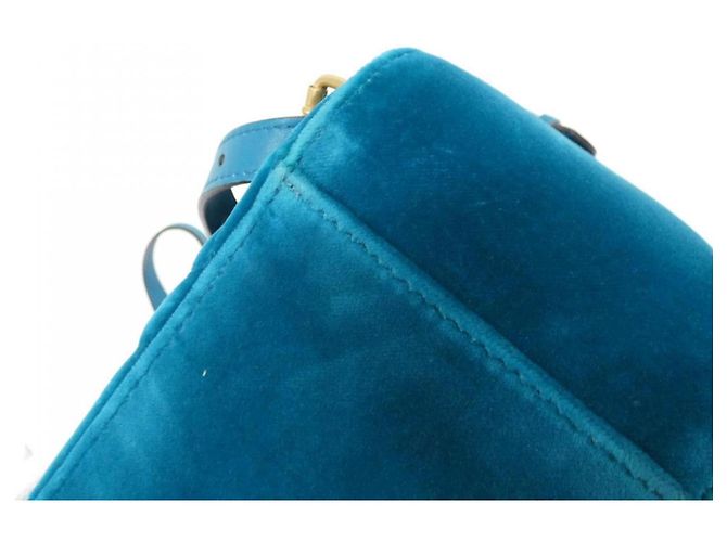 Gucci GG Marmont Velour Backpack - view 3