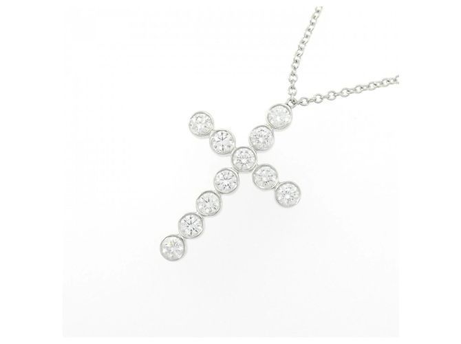 Tiffany & Co Collana Croce Bezel Tiffany - vista 3