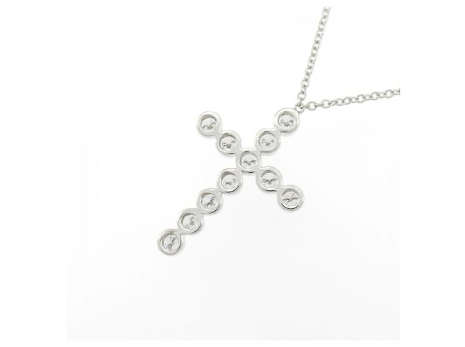 Tiffany & Co Collana Croce Bezel Tiffany - vista 4