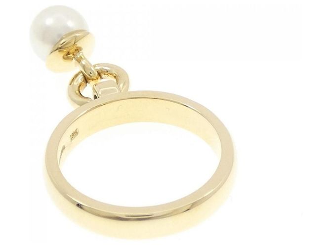 Tiffany & Co Anello in perle Akoya Tiffany D'oro - vista 3