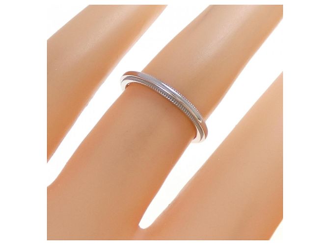 Tiffany & Co Tiffany Milgrain Platinring - Ansicht 4
