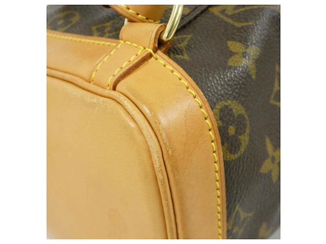 Louis Vuitton Monogram Mini Montsouris Rucksack Braun - vista 3