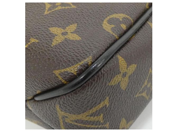 Borsa a Spalla Louis Vuitton Monogram Macassar District PM M40935 Marrone - vista 3