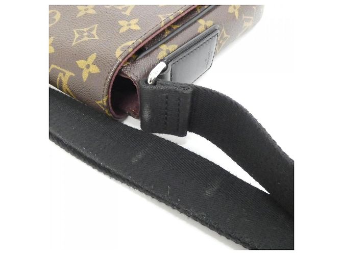 Borsa a Spalla Louis Vuitton Monogram Macassar District PM M40935 Marrone - vista 5