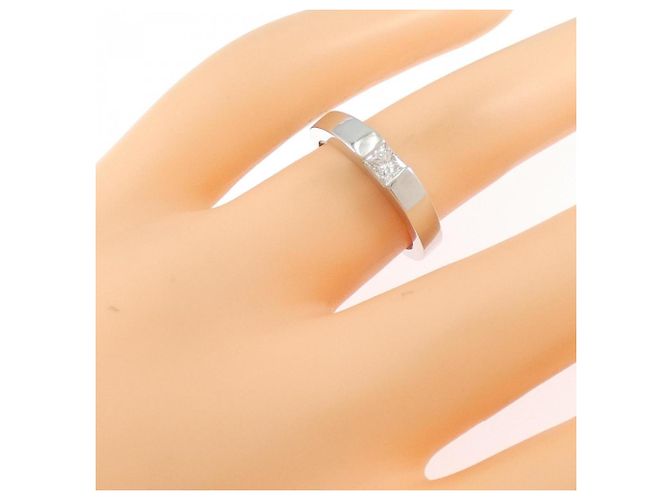 Anello Cartier Tank in oro bianco 18K e diamante - vista 5