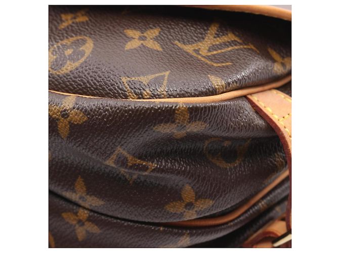 Louis Vuitton Saumur 30 Monogram Shoulder Bag Brown - view 9