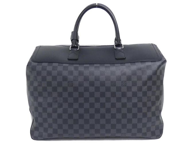 Borsa Boston Neo Greenwich Damier Graphite Louis Vuitton Grigio antracite Damier ebene - vista 2