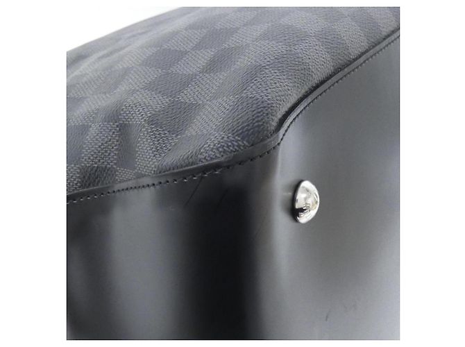 Borsa Boston Neo Greenwich Damier Graphite Louis Vuitton Grigio antracite Damier ebene - vista 3