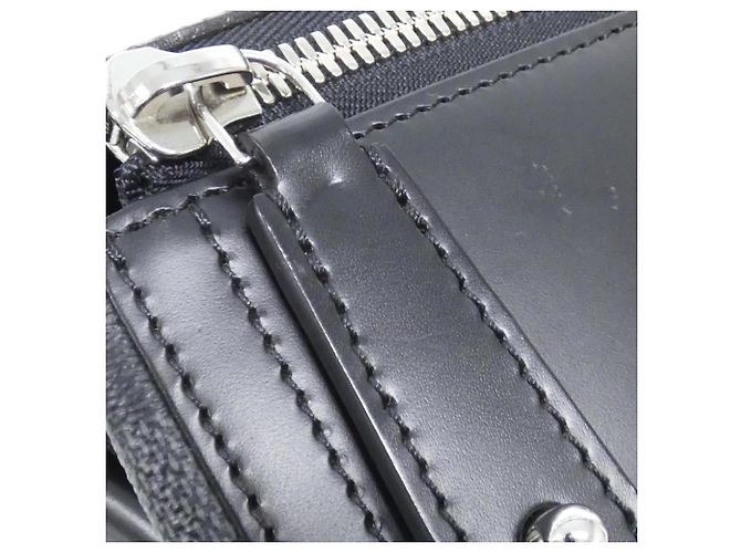 Borsa Boston Neo Greenwich Damier Graphite Louis Vuitton Grigio antracite Damier ebene - vista 7