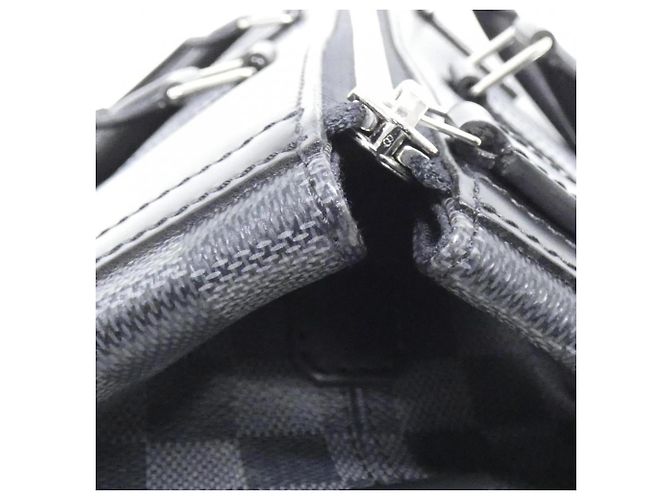 Borsa Boston Neo Greenwich Damier Graphite Louis Vuitton Grigio antracite Damier ebene - vista 8