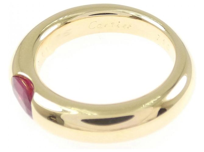 Anello Ellipse Cartier in oro giallo 18K e rubino - vista 4