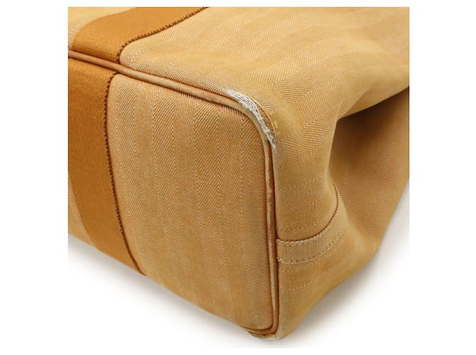 Hermès Borsa tote Hermes Valparaiso MM Marrone - vista 4