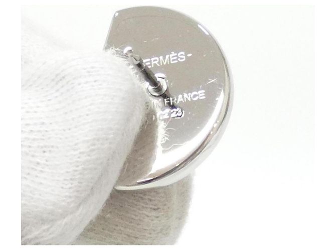 Hermès Carousel Brosche Silber Hellblau - Ansicht 3