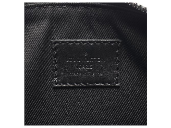 Borsa Tote Keepall XS in gomma Louis Vuitton Marrone Nero Multicolore Monogramma - vista 4